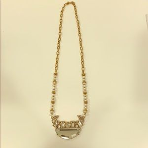 J Crew Art Deco style necklace